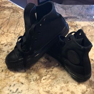 Boys black converse